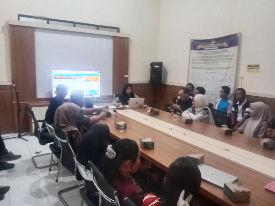 RAPAT EVALUASI WEBSITE DESA DI KANTOR DPMD KAB. MESUJI